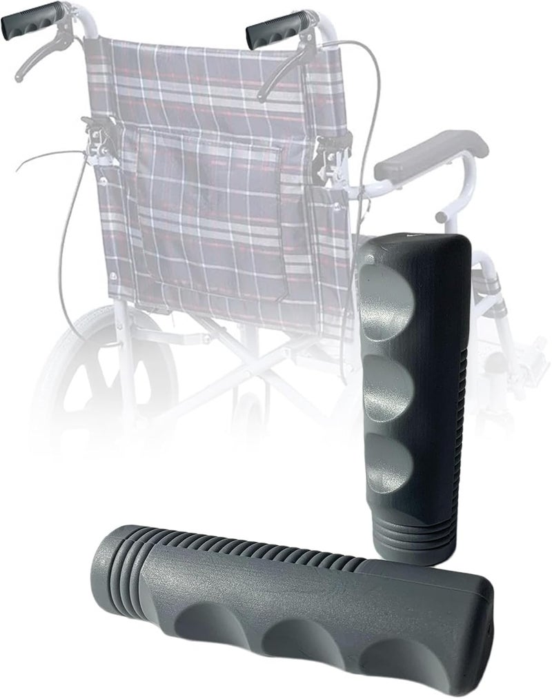 LODMOD Wheelchair Replacement Hand Grips - Transport Chairs Handles, 7/8" ID, 1 Pair - Image 1